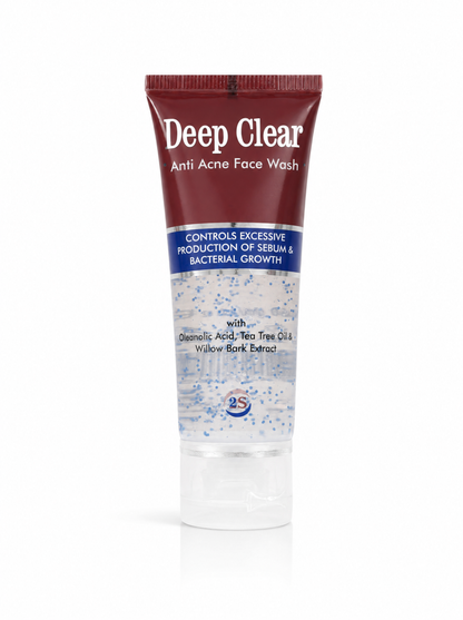 Deep Clear Anti-Acne Face Wash for Excess Sebum Control