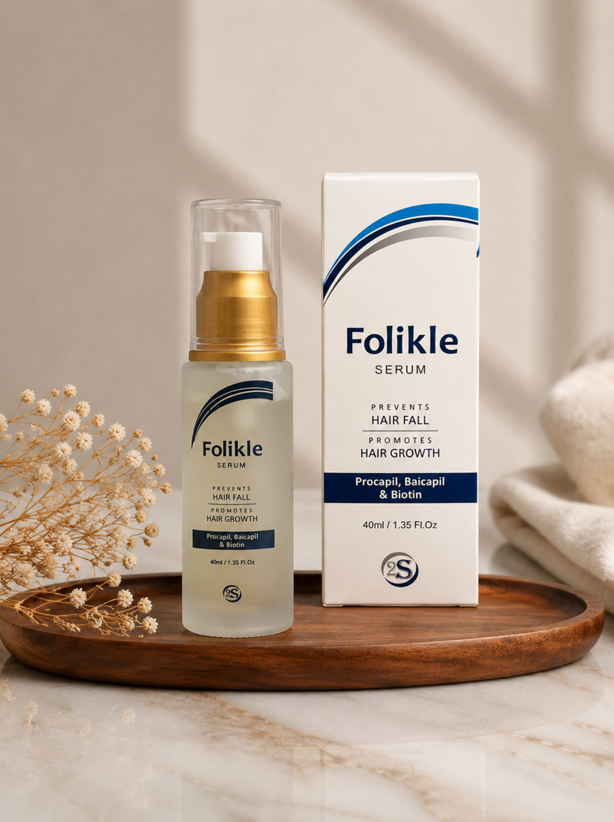 Folikle Hair Serum for Hair Fall Control & Growth