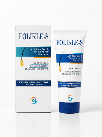 Folikle-S Anti-Hair Fall Shampoo for Dandruff Control