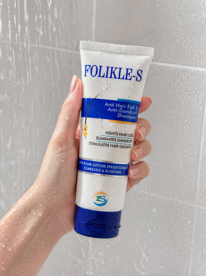 Folikle-S Anti-Hair Fall Shampoo for Dandruff Control