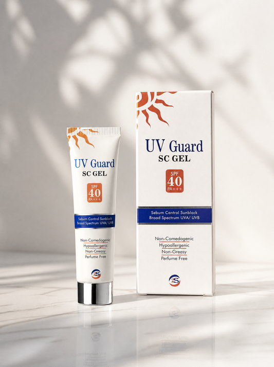 UV Guard SC Gel SPF 40 PA+++ Sunblock for Oil Control
